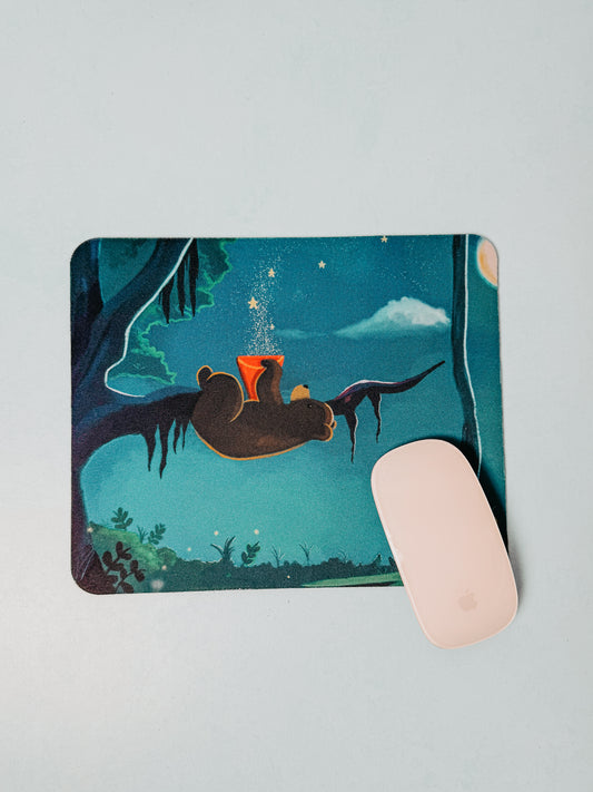 Collecting Stars Mouse Mat